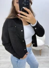 Süet Siyah Ceket