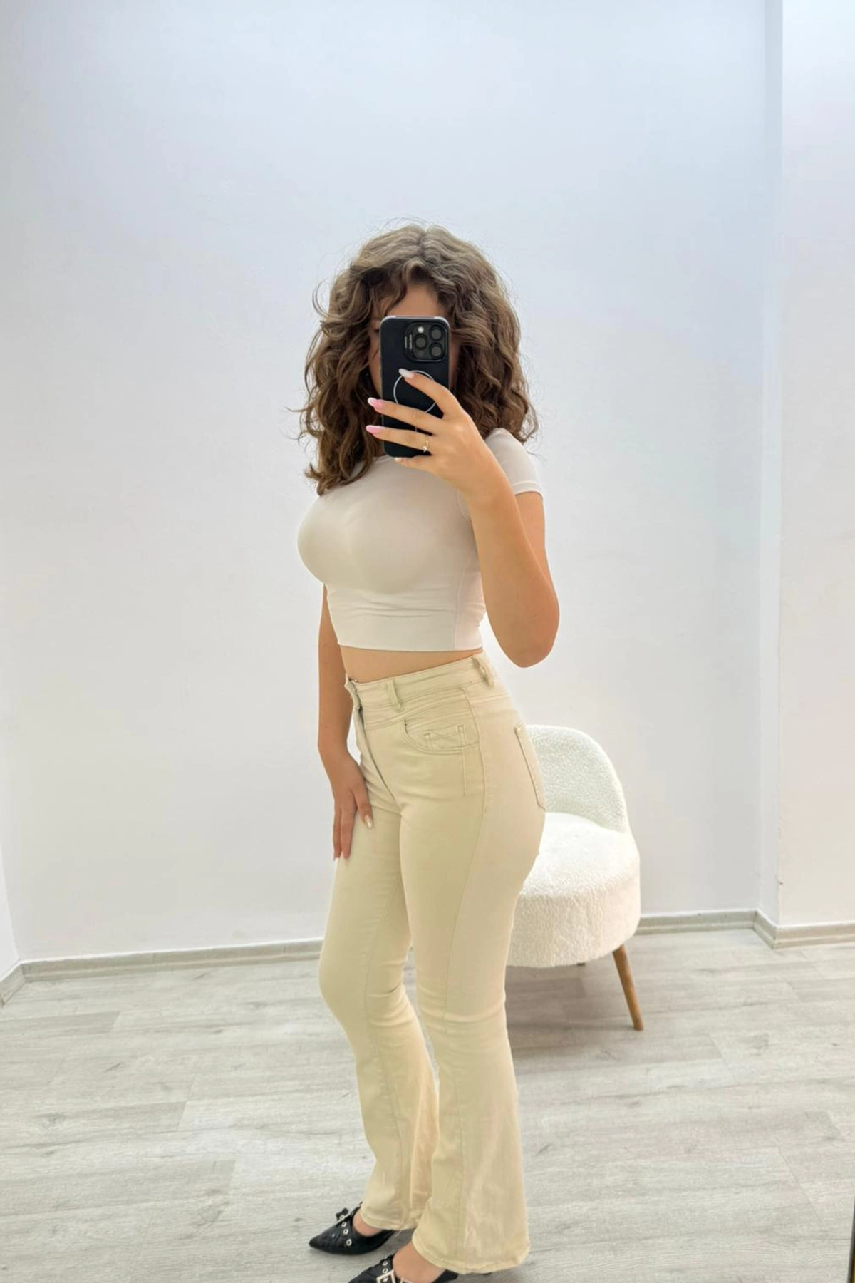 Basic Bej Günlük Pantolon