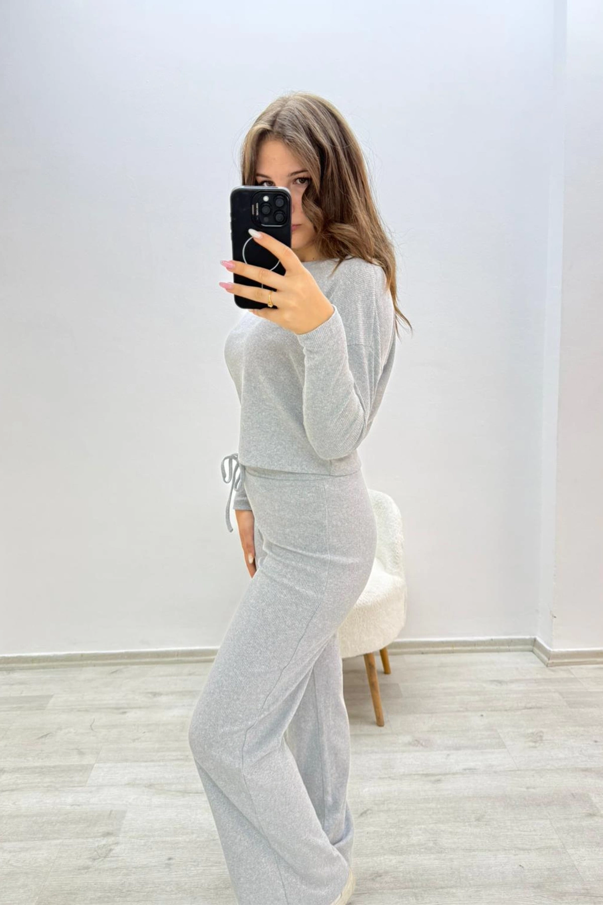 Kaşkorse Eşofman Takımı Gri