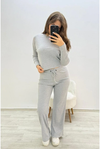 Kaşkorse Eşofman Takımı Gri