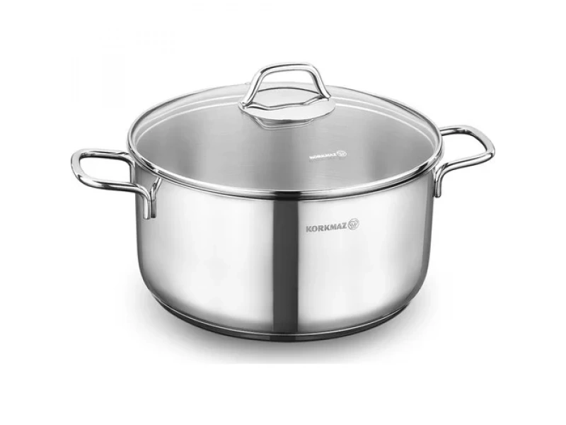 Korkmaz A1657 Perla Tekli Tencere 24 x 12 cm