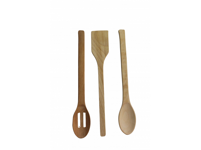 Ahşap 3lü Kaşık Seti
