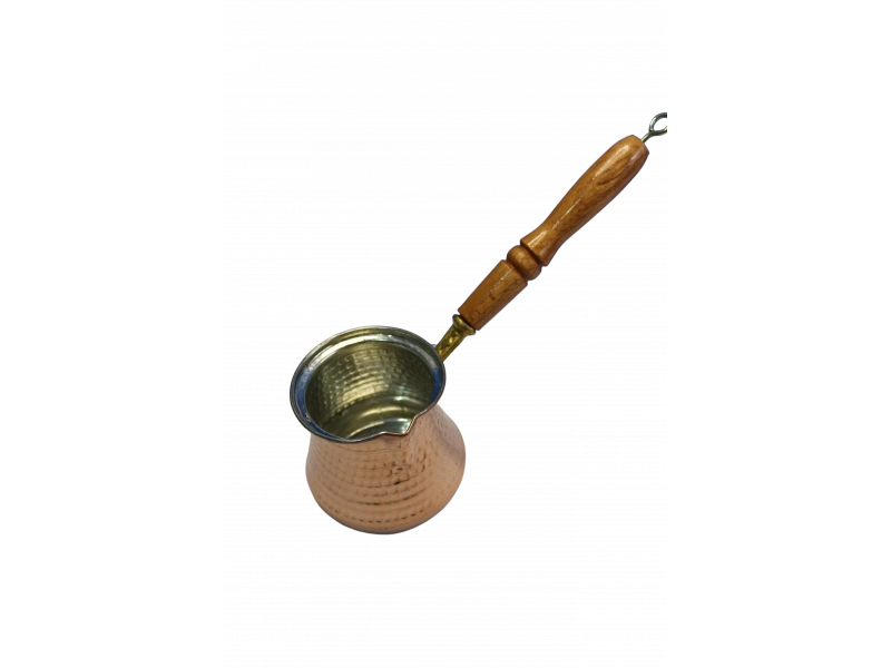 Ahşap Saplı Bakır Sütlük No:1