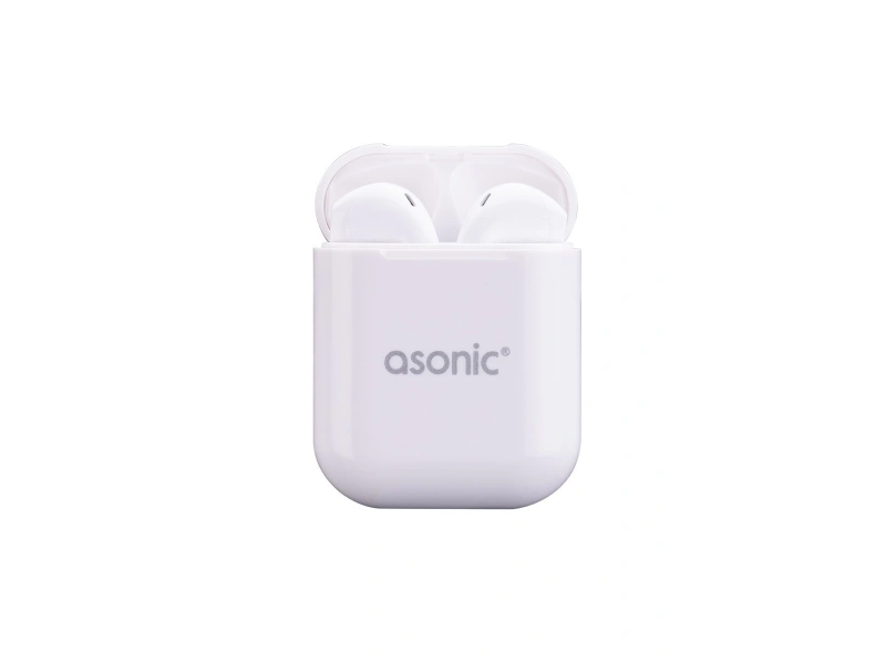 Asonic AS-TWS130 Beyaz Mobil Telefon Uyumlu Bluetooth Tws Mikrofonlu Kulaklık