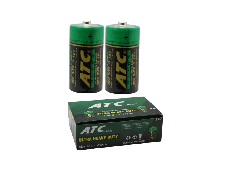 ATC Ultra R20 D 1.5V Büyük Pil 2li