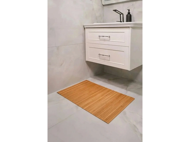 Bambu Banyo Matı Kaydırmaz Çok Amaçlı Mat 70x45 cm