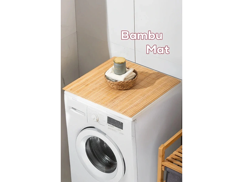 Bambu Banyo Matı Kaydırmaz Çok Amaçlı Mat 70x45 cm