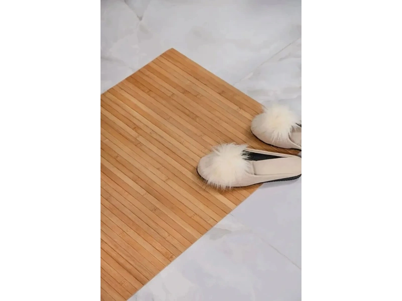 Bambu Banyo Matı Kaydırmaz Çok Amaçlı Mat 70x45 cm