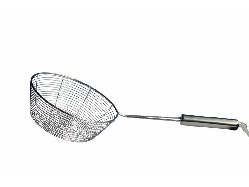 Çelik Derin Yağ Kevgiri 43cm