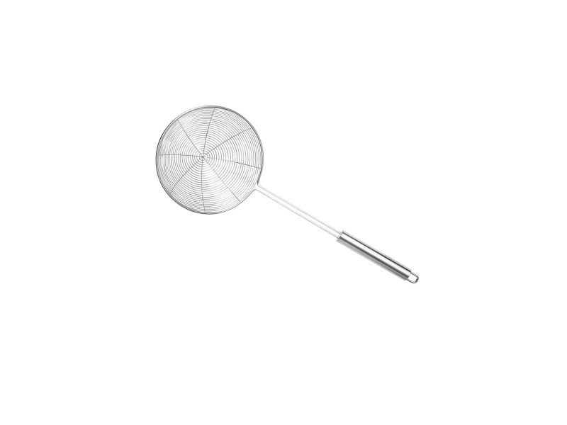 Çelik Yağ Kevgiri Paslanmaz Kızartma Kevgiri 18cm