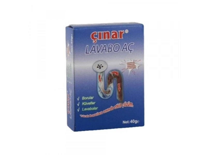 Çınar Lavabo Açıcı 40gr.