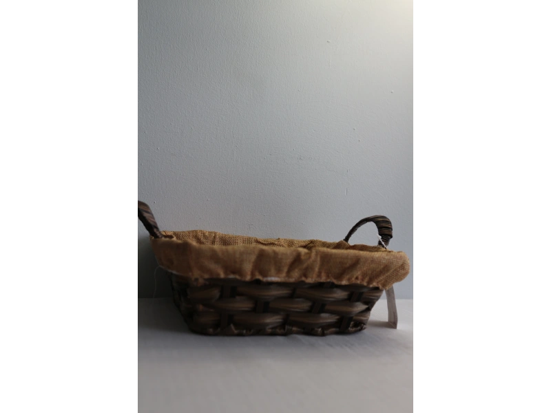 Clk Kare Kumaslı Hasır Sepet 22*8 1046