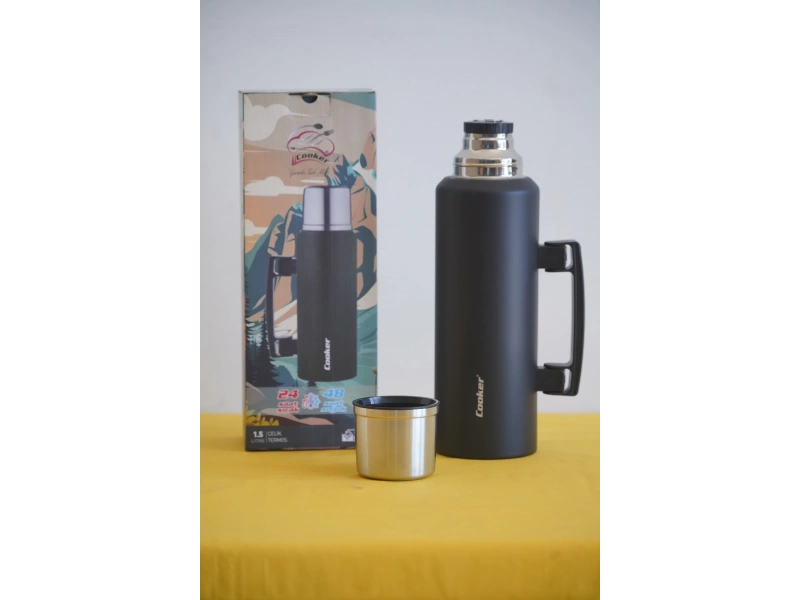 Cooker 1.5 Litre Kulplu Çelik Termos