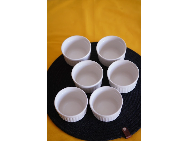 Cooker Suffle Kabı 6lı Beyaz