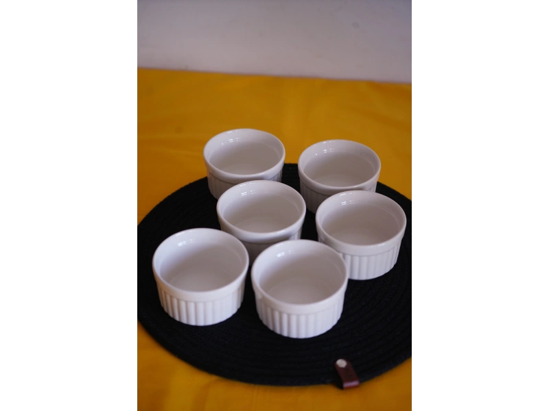 Cooker Suffle Kabı 6lı Beyaz