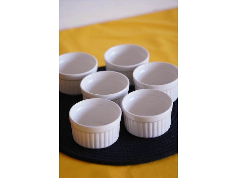 Cooker Suffle Kabı 6lı Beyaz