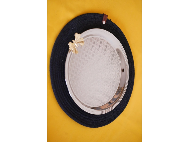 Cooker Yuvarlak Kelebek Desenli Tepsi 25cm