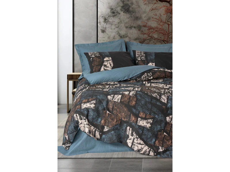 Dark Çift Kişilik Nevresim Takımı Senso Petrol