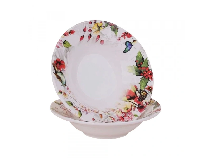 Dijital Baskılı 2li Makarna Tabağı 26cm