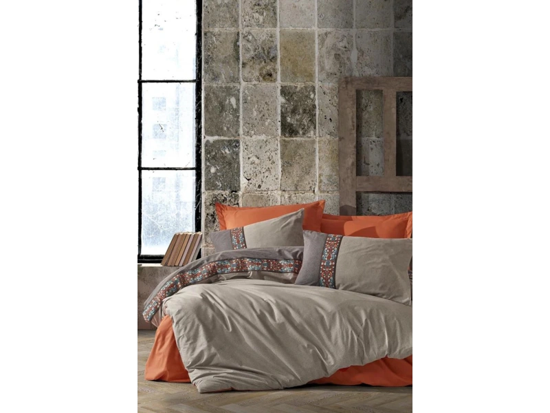 Folk Art Çift Kişilik Nevresim Takımı True Tarçın