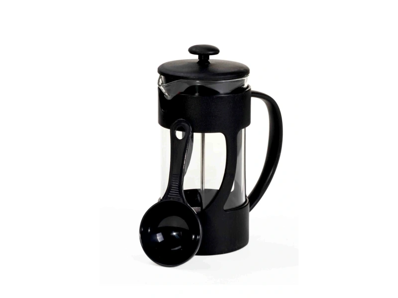 French Press Bitki Çayı & Kahve Demliği 350 ml Ölçek Kaşıklı
