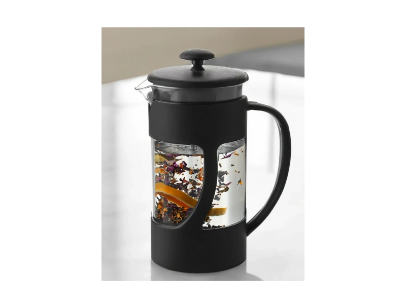 French Press Bitki Çayı & Kahve Demliği 350 ml Ölçek Kaşıklı