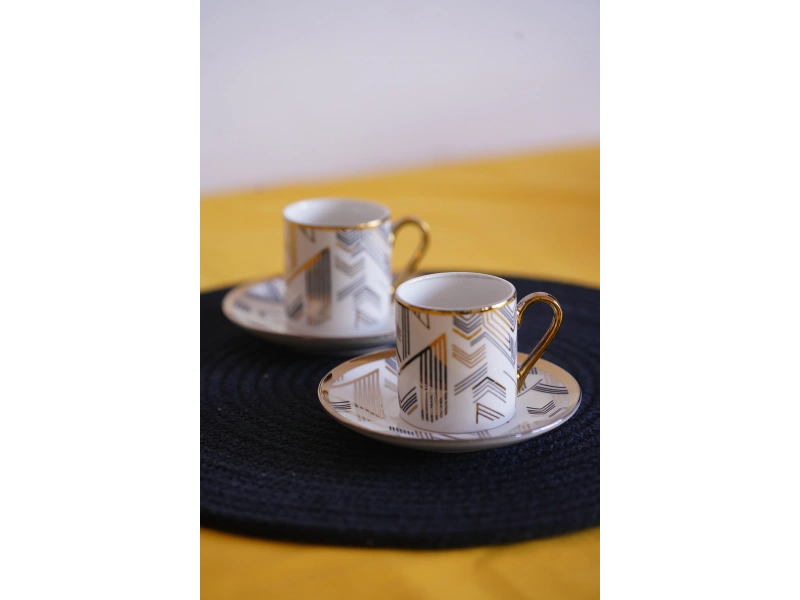 Porselen 2li Kahve Fincan Seti