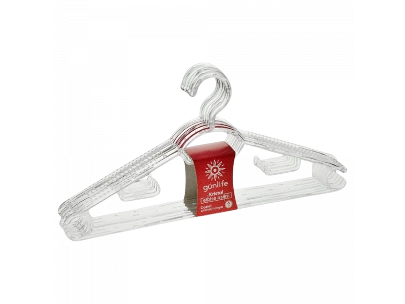 Günlife Kristal Elbise Askısı 6Lı
