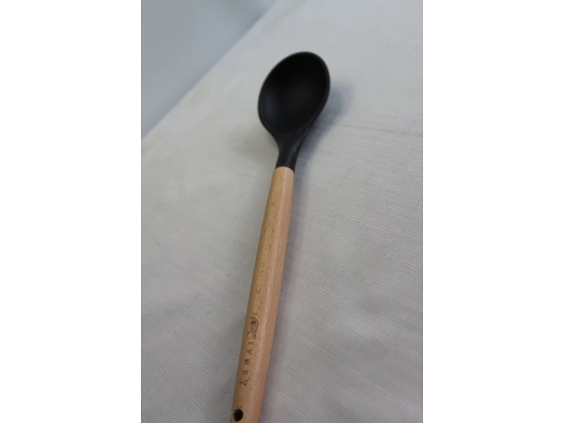 Ivory Bambu Saplı Silikon Kaşık