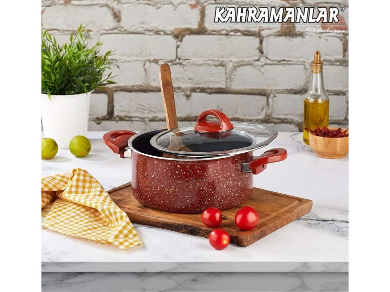 Kahramanlar Kiremit Derin Tencere 20cm