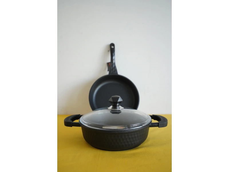 Kahramanlar Motto 2li Set 1 Tencere 1 Tava