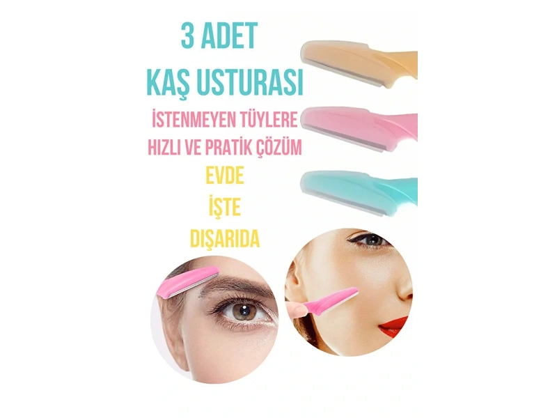 Kaş-Yüz Ustrası 3lü Paket