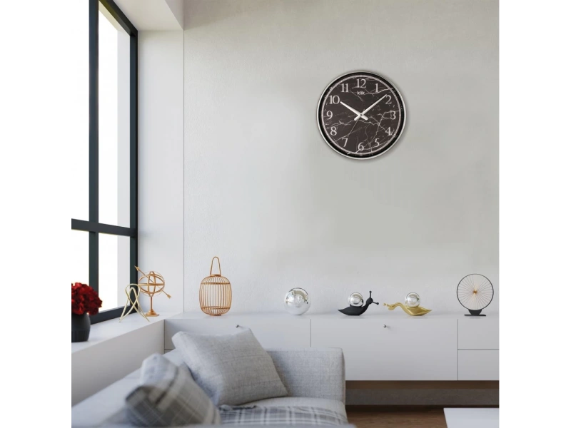 Simplex Yeni Mermer Desen Duvar Saati
