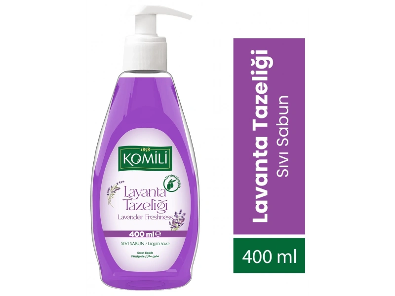 Komili Lavanta Tazeliği Sıvı Sabun 400ml.