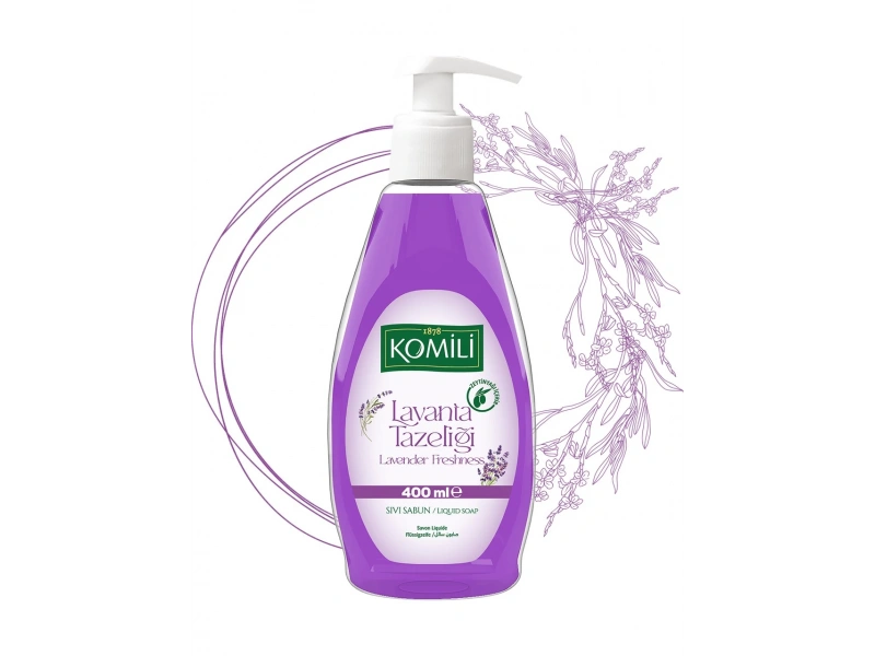 Komili Lavanta Tazeliği Sıvı Sabun 400ml.