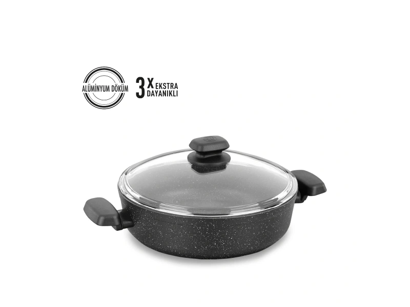 Korkmaz Ornella 26x7 cm Kısa Tencere A1344
