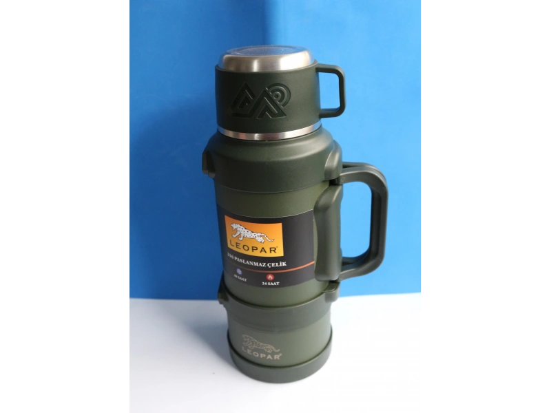 Leopar Çelik Kamp Termosu 2 lt YK1422
