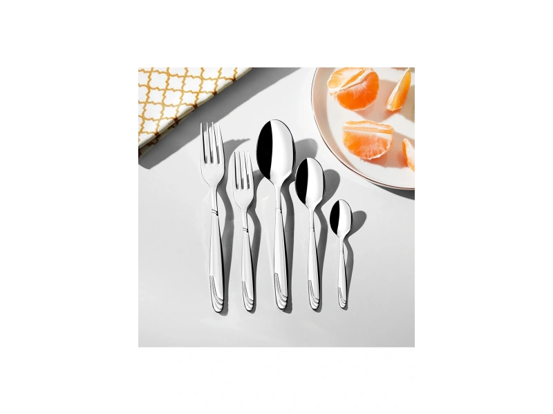 Nehir Lizbon Sade 12 Kişilik 60 Parça Kutulu Çatal Kaşık Bıçak Takımı