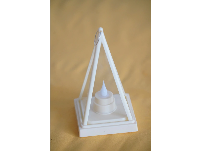 Lotus Dekoratif Sarı Ledli Mum