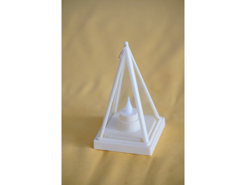 Lotus Dekoratif Sarı Ledli Mum