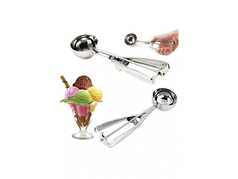 Lüx Paslanmaz Çelik Dondurma Helva ve Kurabiye Kaşığı 22cm