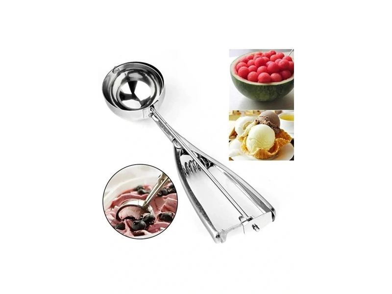 Lüx Paslanmaz Çelik Dondurma Helva ve Kurabiye Kaşığı 22cm