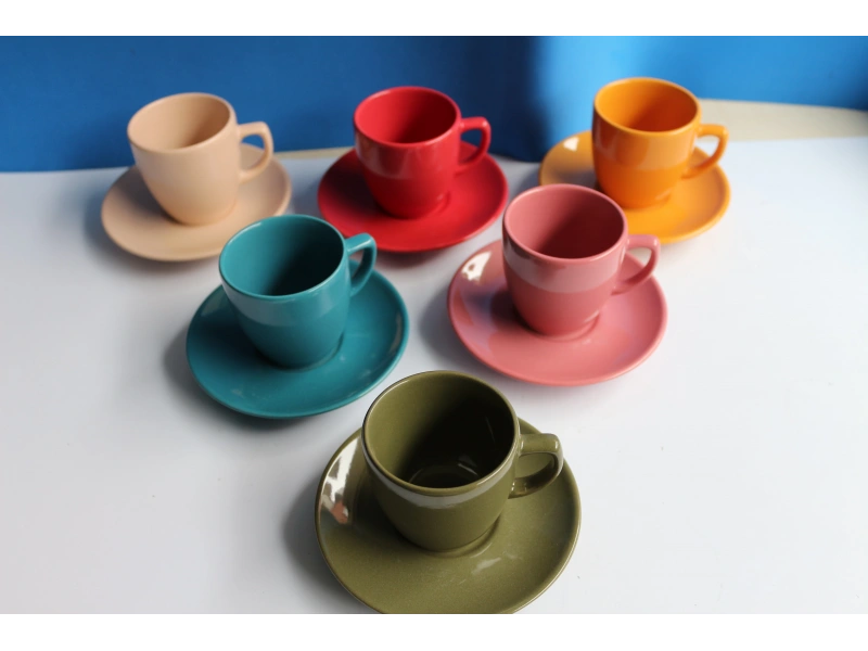 Magic Renkli 6lı Kahve Takımı