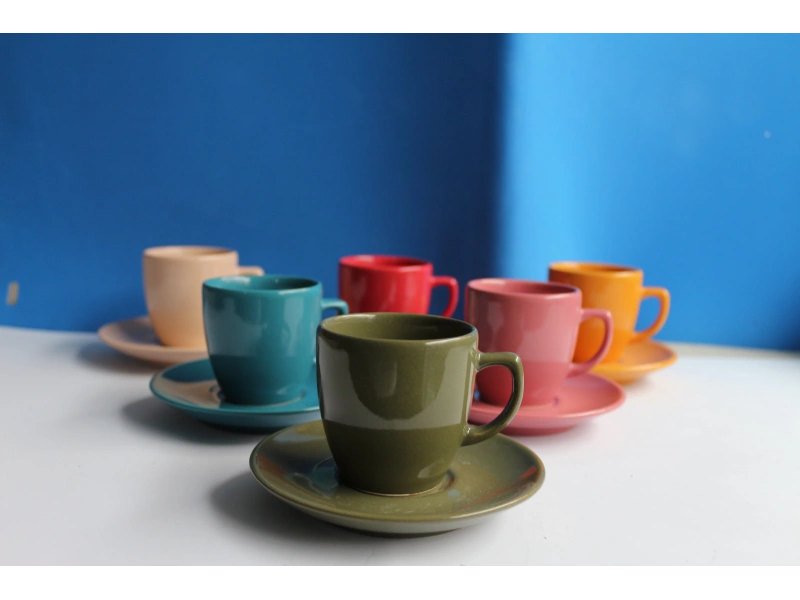 Magic Renkli 6lı Kahve Takımı