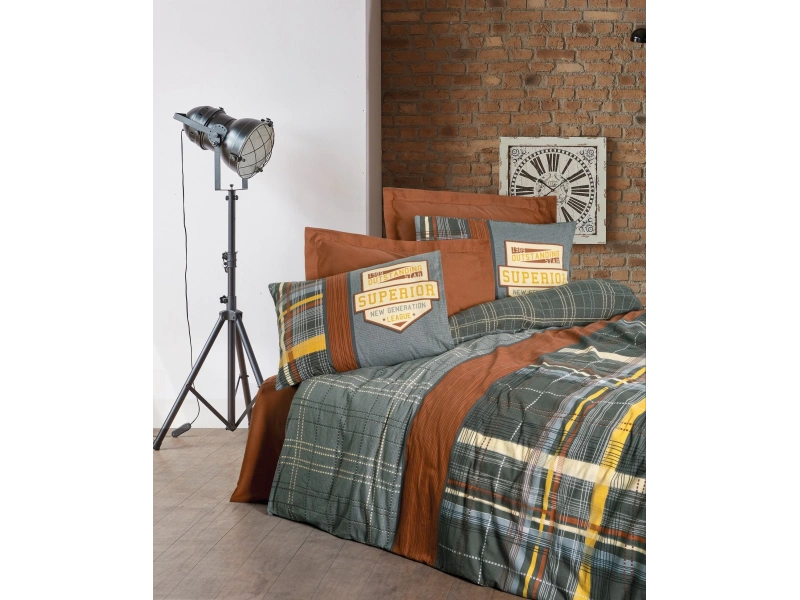 Masculine Çift Kişilik Nevresim Takımı Ramiro Tarçın