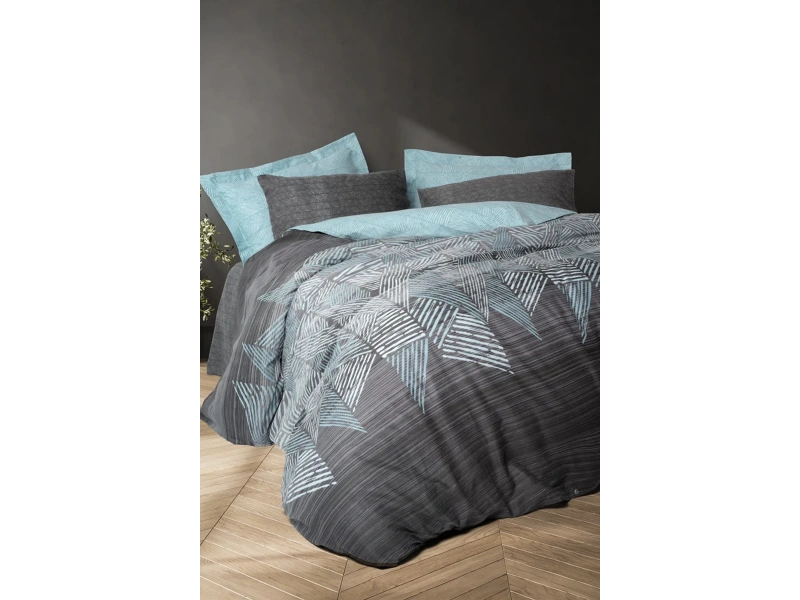 Modern Çift Kişilik Nevresim Takımı Arel Antrasit