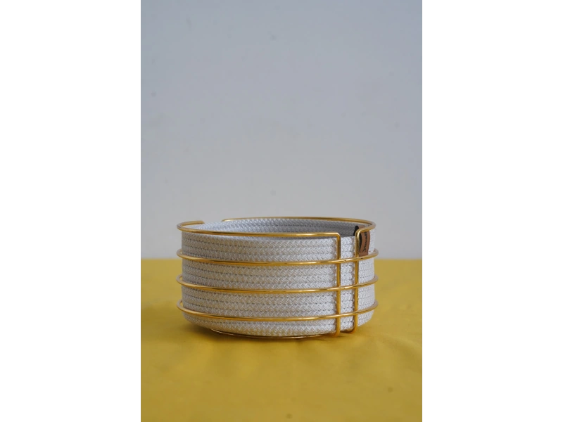 Naturel Yuvarlak Çok Amaçlı Organizer Ekmek Ve Meyve Sepeti