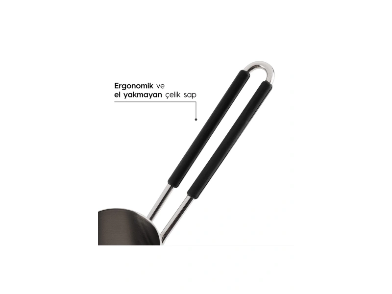 Nehir Everest 4 Parça Standlı Paslanmaz Çelik Cezve Seti