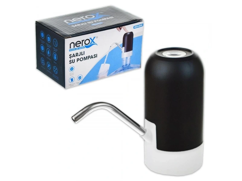Nerox Şarjlı Damacana u Pompası Siyah