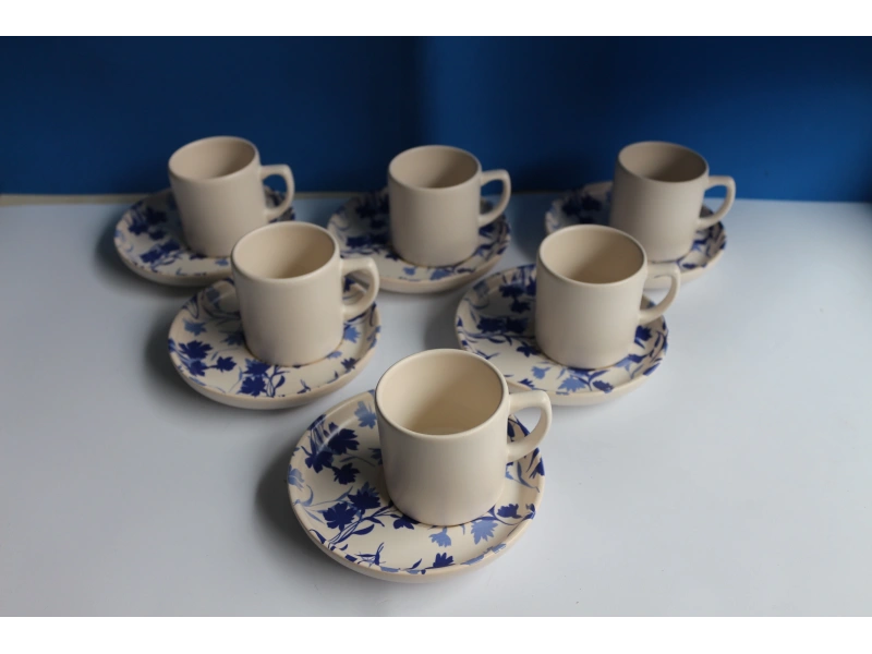 Nordic Dijital 6lı Kahve Takımı